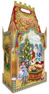 1100 - 1300г. новогодняя упаковка Замок Новогодний праздник (средний) 