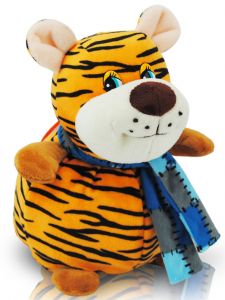 Антошка новогодняя упаковка мягкая игрушка в виде Тигра
