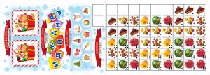 Игра Сладкое домино (картон)   ― Новогодние подарки и упаковка 2024 - 25 купить