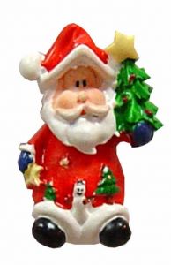 Магнит керамика Дед Мороз ― Новогодние подарки и упаковка 2024 - 25 купить