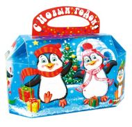 600 - 700г. новогодняя упаковка Пингвины 