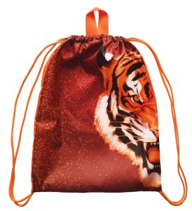 упаковка новогодняя Рюкзак - мешок Огненный тигр, 